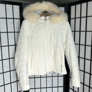 Harley Davidson White Women’s Jacket